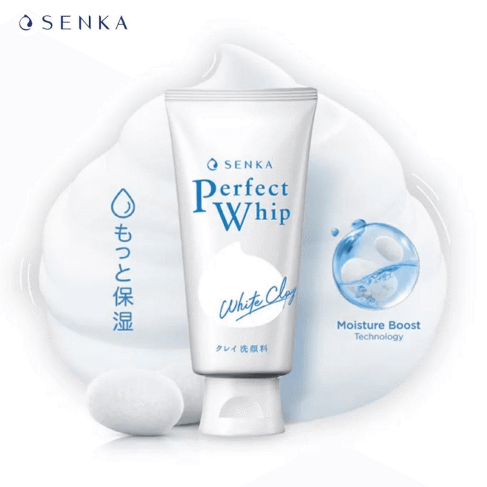 Shiseido Senka Perfect Whip White Clay 120gm - Image 2