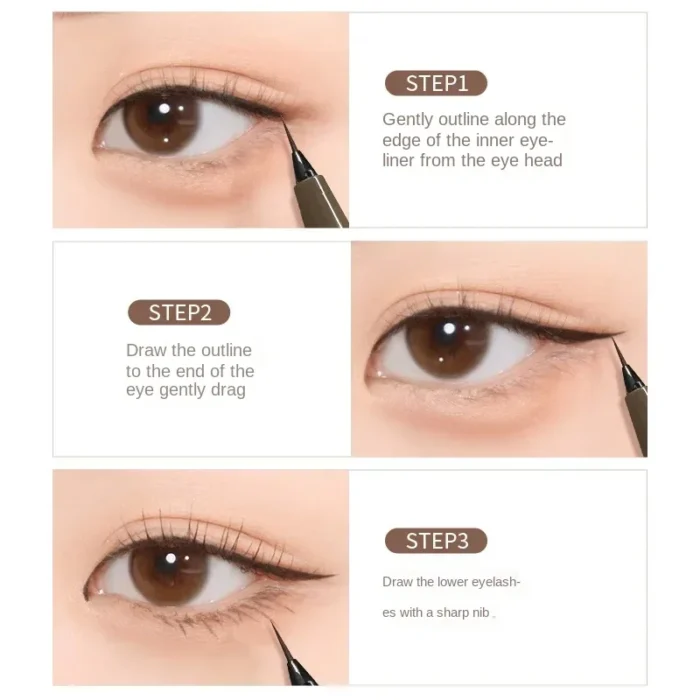Kiss Me Heroine Make SP Smooth Liquid Eyeliner Super Keep 0.01 fl oz (0.4 ml) - Image 3