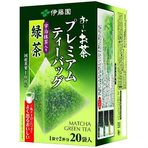 ITO EN Matcha Green Tea with Roasted Rice Premium Tea Bags 20 Pack - Image 1