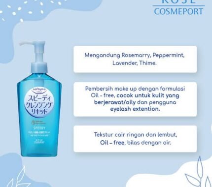 Advertisement for Kose Softymo Speedy Cleansing Liquid.