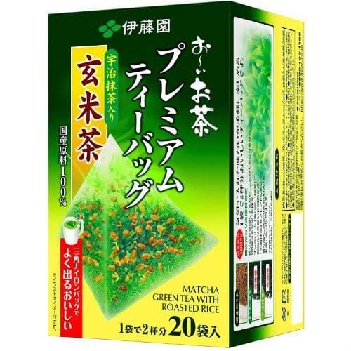 IMG_9339 ITO EN Matcha Green Tea with Roasted Rice Premium Tea Bags 20 Pack - Image 1