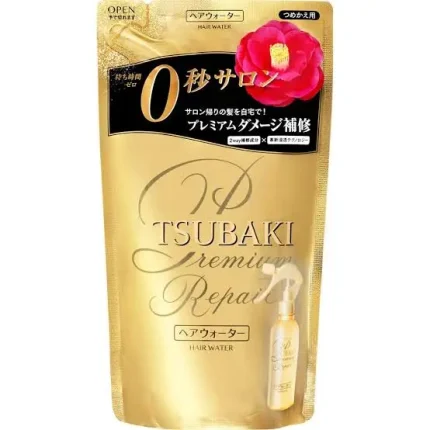 A refill pack of TSUBAKI Premium Repair Hair Water.