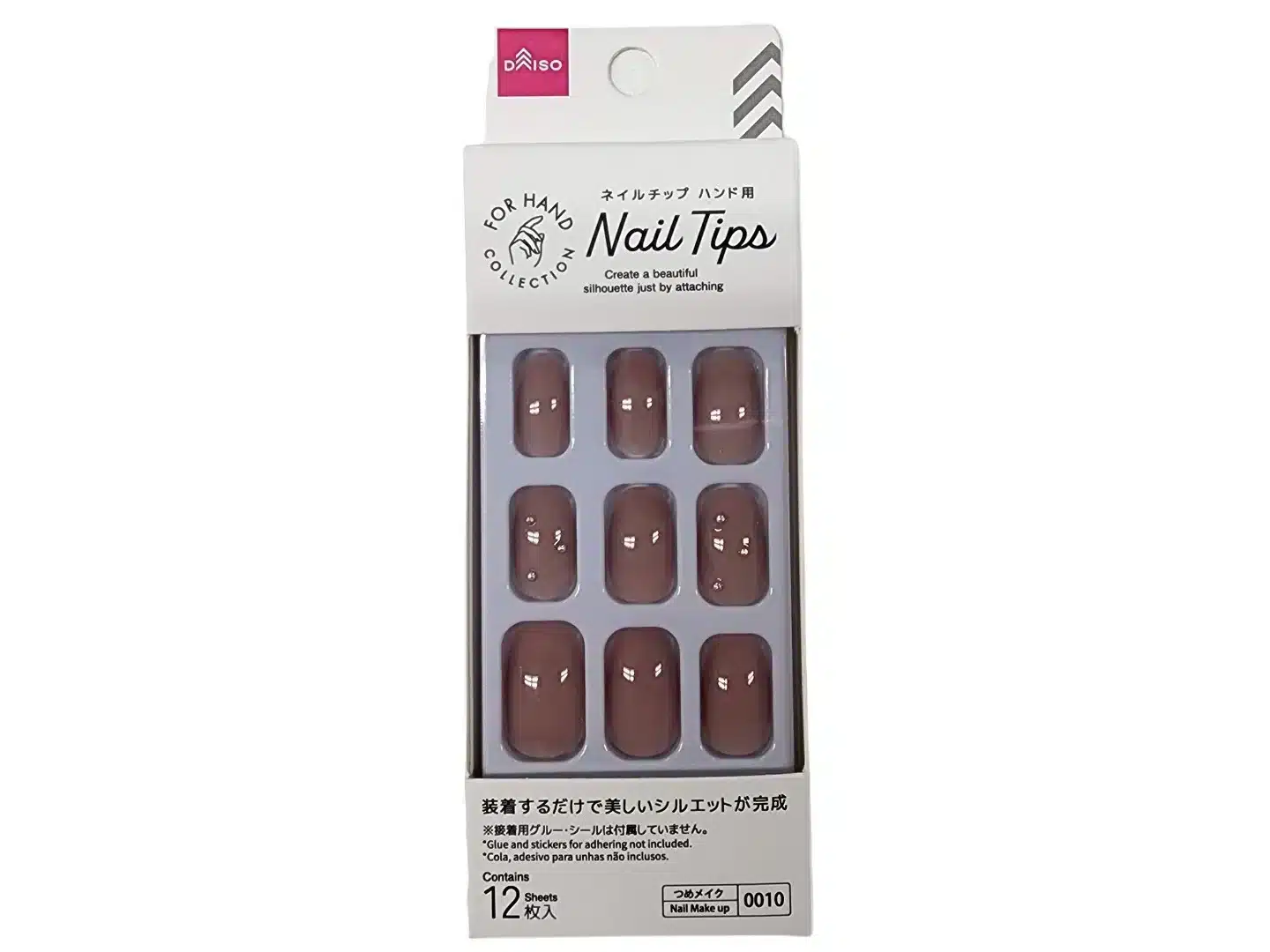 IMG_5759 Daiso Nail tips (hand, silverstone lavender pink) - Image 1