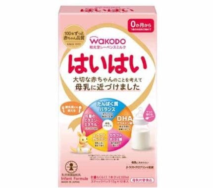 Wakodo Stick Pack 13g x 10 sticks Powdered milk [0 months to 1 year old] Baby milk with DHA and arachidonic acid
