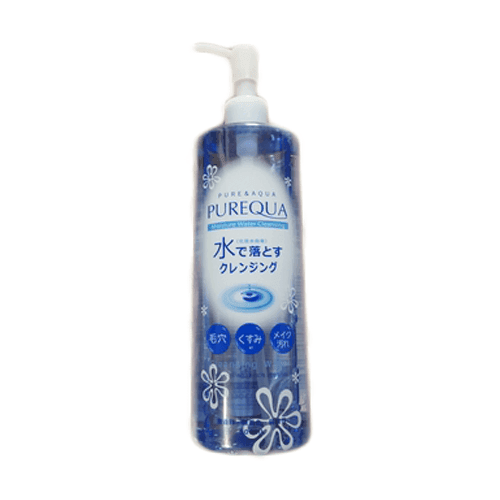 Blue pump bottle of Pure & Aqua Purequa Moisture Water Cleansing