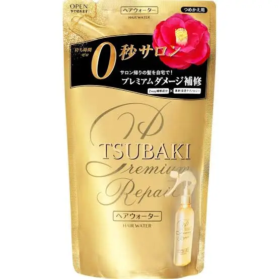 A refill pack of TSUBAKI Premium Repair Hair Water.