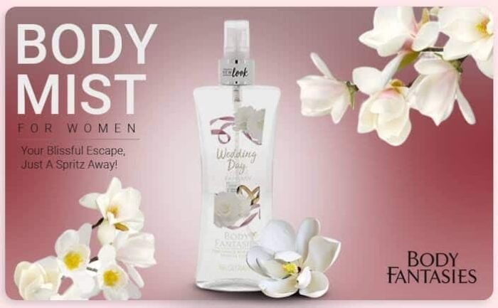 Body Fantasies Body Spray Wedding Day, 3.7 fl oz (94 ml), Body Mist, Men's, Women's - Image 2