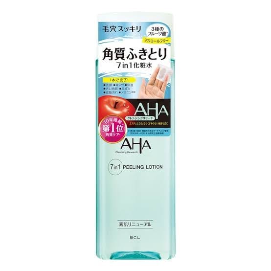 Bottle of BCL AHA Cleansing Research Peeling Lotion