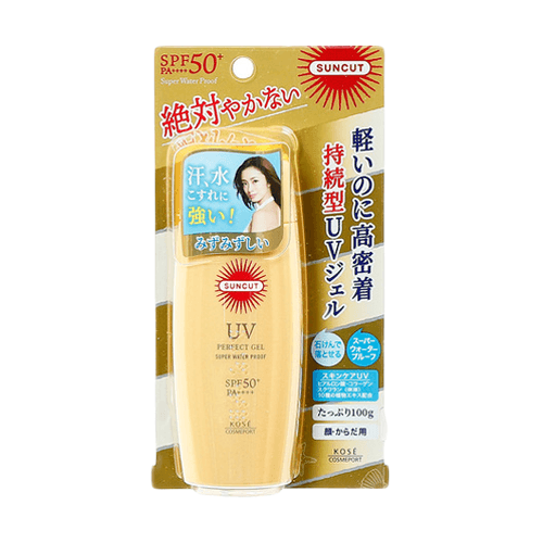 SUNCUT Perfect UV Gel 80ml SPF50+ PA++++ | Water-Resistant Sunscreen