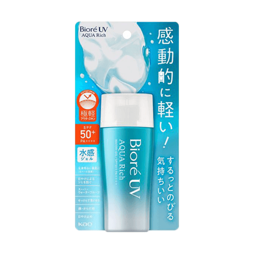 Biore UV Aqua Rich Watery Gel 70ml | SPF50+ Lightweight Sunscreen