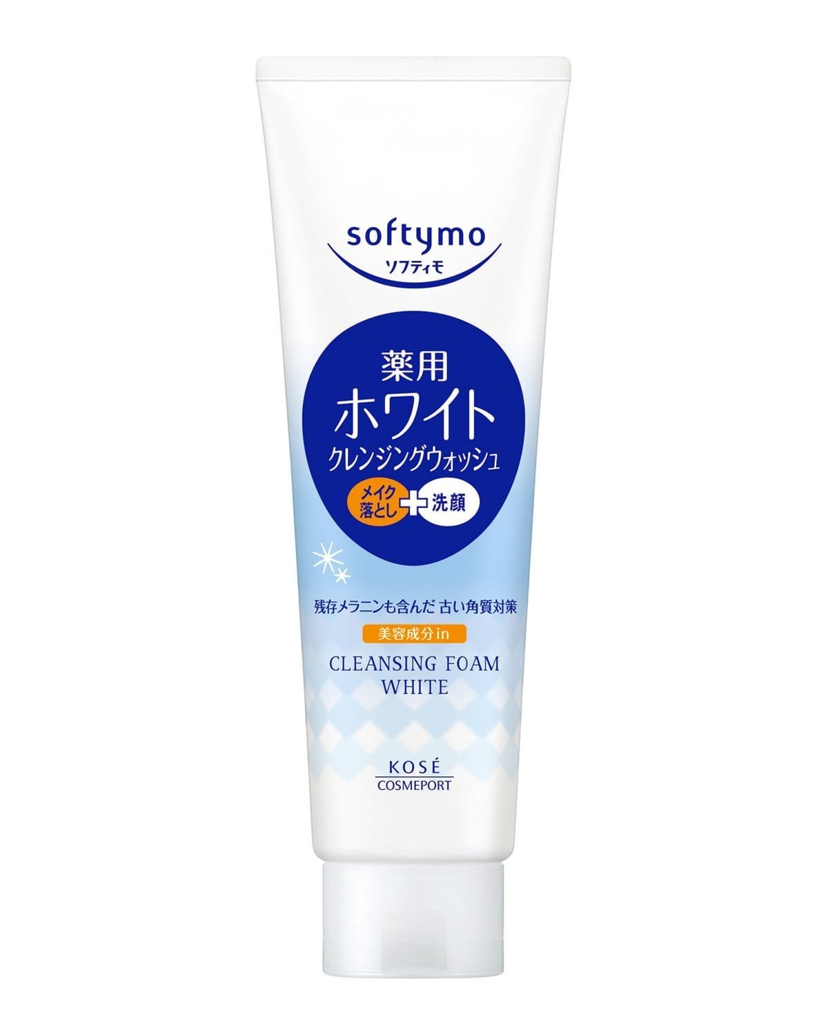 Kose Softymo White Face Wash 190g | Deep Clean & Brightening