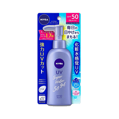 Nivea UV Super Water Gel SPF50 140g | Lightweight Sunscreen Japan