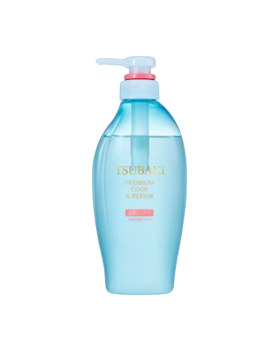 Shiseido Tsubaki Premium Cool & Repair Shampoo 450ml – Japanese Damage Repair Shampoo