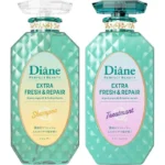 Diane Shampoo & Treatment [Grapefruit & Peppermint Scent] Perfect Beauty Extra Fresh & Repair 15.9 fl oz (450 ml)