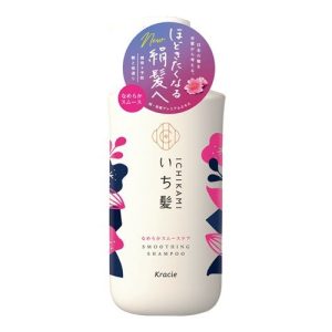 Kracie Ichikami Smooth Care Shampoo Pump 400ml – Silky Smooth Hair