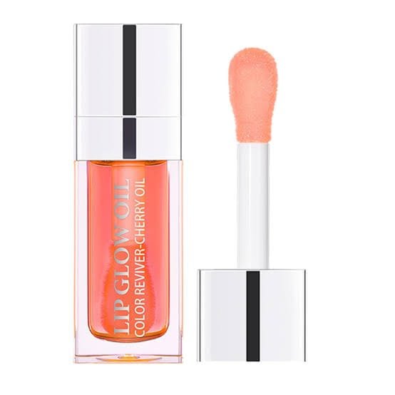 Moisturizing Lip Glow Oil My Glow Lip Oil Hydrating Lip Gloss 6ml (001# PINK&012 Rosewood)