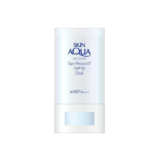SKIN AQUA Super Moisture UV Light Up Stick (Vitamin C Derivatives, Light Pearl, Cosmetic Base, Sunscreen, SPF50+ PA++++, Tone Up) 19g