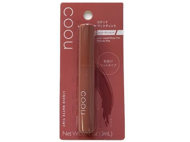 Daiso coou | Liquid matte tint 02 nude pink