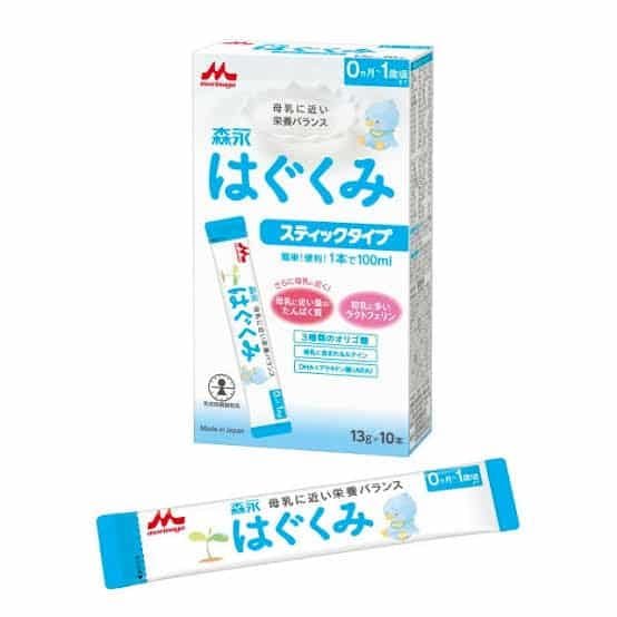 Morinaga Stick Type 13g x 10 sticks [0 months to 1 year old, newborn, baby, powdered milk] Lactoferrin, 3 types of oligosaccharides