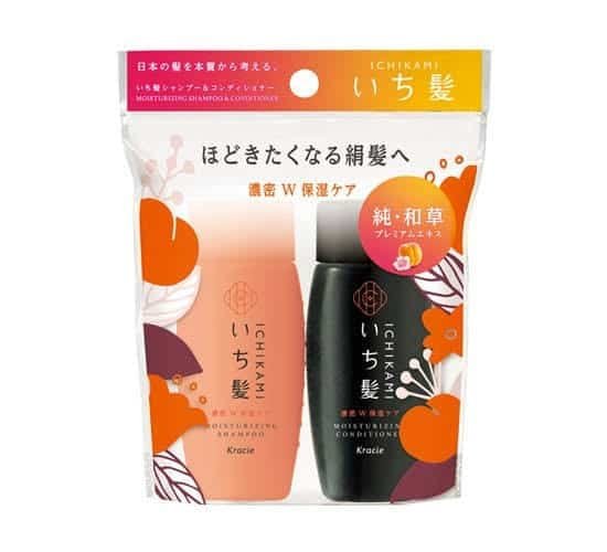 Ichikami Shampoo Conditioner Mini Set (Smooth and Smooth Care/Dense W Moisturizing Care), Travel Set, 1.4 fl oz (40 ml) + 1.4 oz (40 mL)