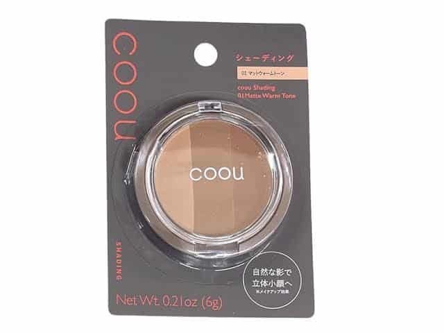 Daiso coou Shading 01 Matte Warm Tone
