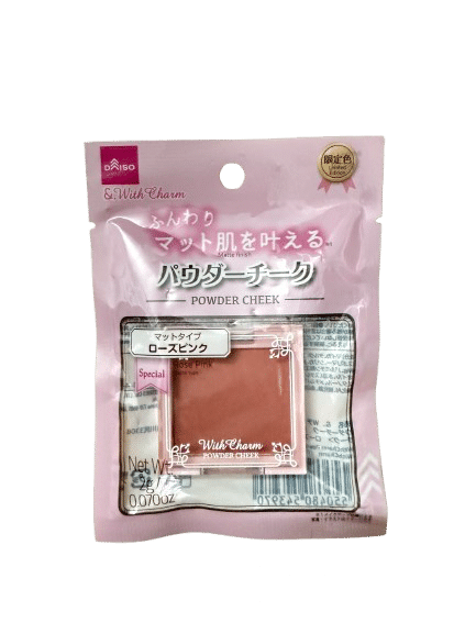 Daiso Powder blush Rose Pink