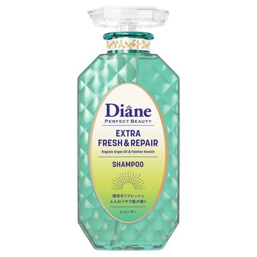 Diane Shampoo [Grapefruit & Peppermint Scent] Perfect Beauty Extra Fresh & Repair 15.9 fl oz (450 ml)