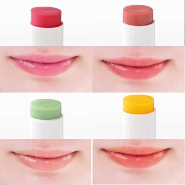 Rohto Lip Tone Up 2.4g | Bright Up Yellow Pink & Blossom Pink