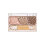 Cezanne Tone Up Eye Shadow 11 Taupe Brown 2.7g Tri-Color Eyeshadow with Tip