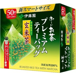 ITO EN Matcha Green Tea with Roasted Rice Premium Tea Bags 50 Pack