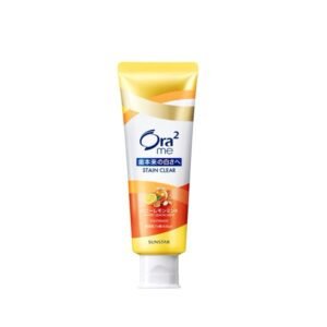 Ora2 Stain Clear Toothpaste Honey Lemon Mint 130g – Whitening Toothpaste for Yellow Teeth, Stain & Bad Breath Care